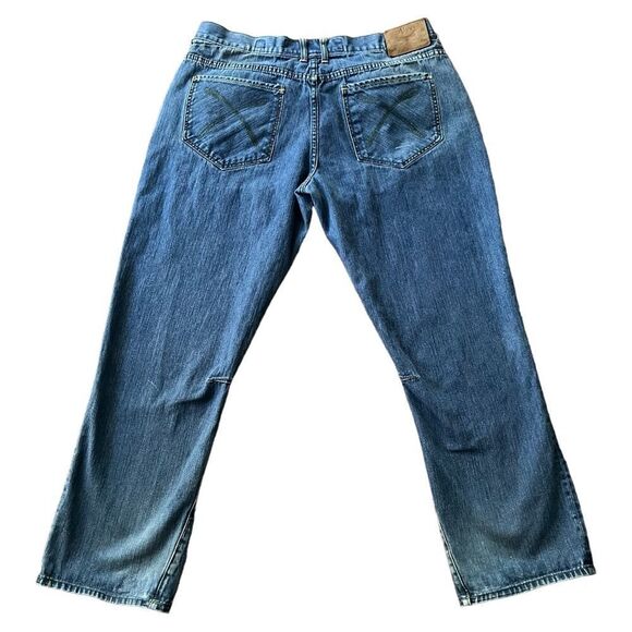 Akoo Men’s Jeans, Waist 40 Length32 medium wash denim - Picture 2 of 12